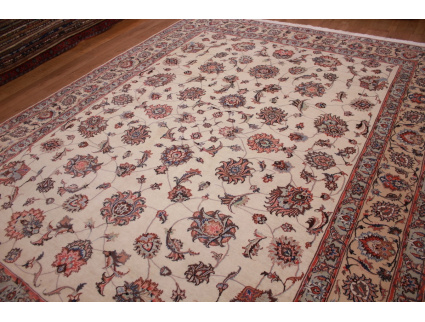 Persian carpet "Mashad" virgin wool & silk 400x300 cm