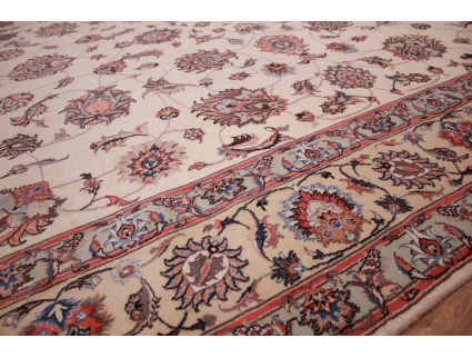 Persian carpet "Mashad" virgin wool & silk 400x300 cm