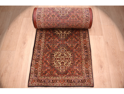 Runner Persian carpet "Bidjar" 495x72 cm Red