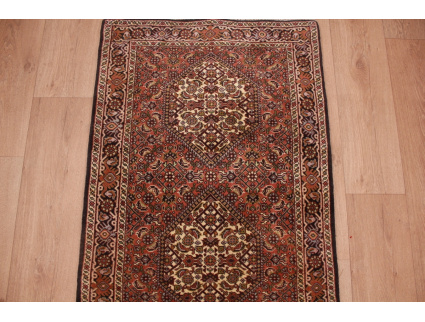 Runner Persian carpet "Bidjar" 495x72 cm Red