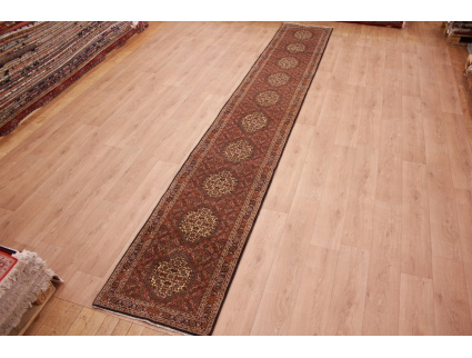 Runner Persian carpet "Bidjar" 495x72 cm Red