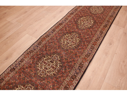 Runner Persian carpet "Bidjar" 495x72 cm Red