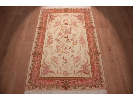 Persian carpet Tabriz 70 Raj with Silk 157x100 cm