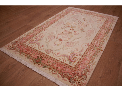 Persian carpet Tabriz 70 Raj with Silk 157x100 cm