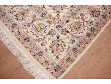 Persian carpet "Mashad" virgin wool & silk 350x250 cm