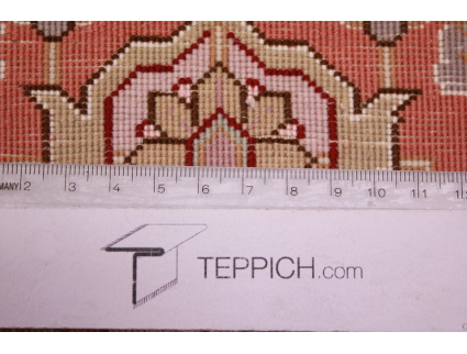 Perserteppich Täbriz geometrisch Beige 194x150 cm