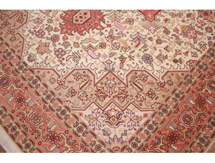 Perserteppich Täbriz geometrisch Beige 194x150 cm