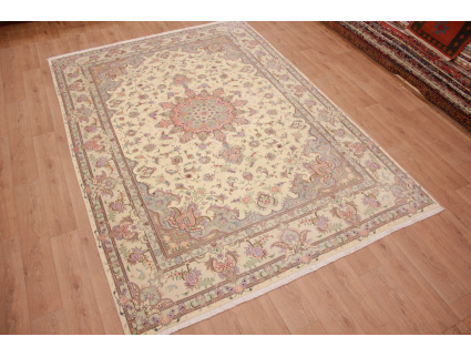 Persian carpet "Mashad" virgin wool & silk 354x250 cm