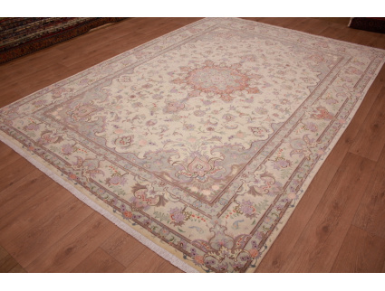 Persian carpet "Mashad" virgin wool & silk 354x250 cm