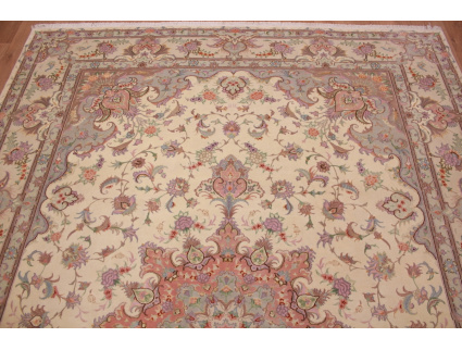 Persian carpet "Mashad" virgin wool & silk 354x250 cm