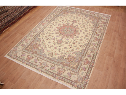 Persian carpet "Mashad" virgin wool & silk 354x250 cm