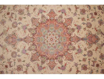 Persian carpet "Mashad" virgin wool & silk 354x250 cm