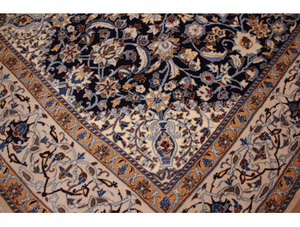 Persian carpet "Nain" 9la with natural silk 210x128 cm