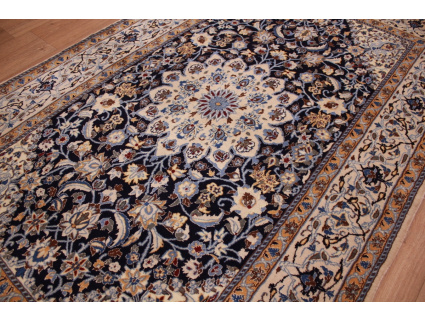 Persian carpet "Nain" 9la with natural silk 210x128 cm