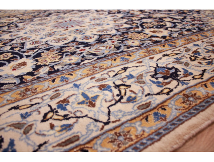 Persian carpet "Nain" 9la with natural silk 210x128 cm