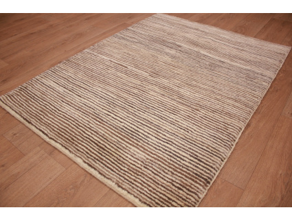 Perser Teppich "Gabbeh" "Loribaft" 155x116 cm Beige