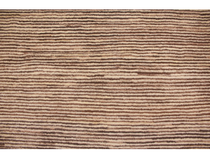 Perser Teppich "Gabbeh" "Loribaft" 155x116 cm Beige