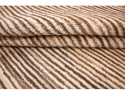 Perser Teppich "Gabbeh" "Loribaft" 155x116 cm Beige