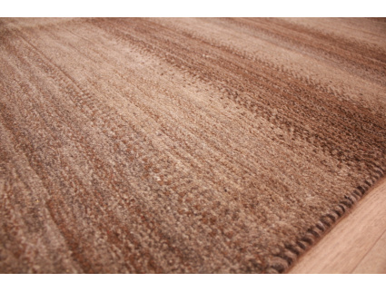 Nomadic Persian carpet Gabbeh wool 200x150 cm Brown