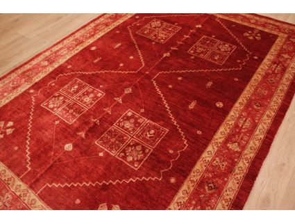 Nomadic persian wool carpet Kashkouli 235x163 cm Red