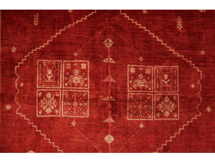 Nomadic persian wool carpet Kashkouli 235x163 cm Red