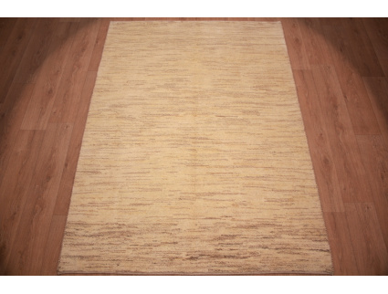 Nomadenteppich Perserteppich Gabbeh 215x155 cm Beige