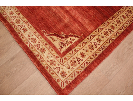 Nomadic persian wool carpet Kashkouli 148x135 cm Red