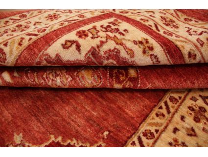 Nomadic persian wool carpet Kashkouli 148x135 cm Red