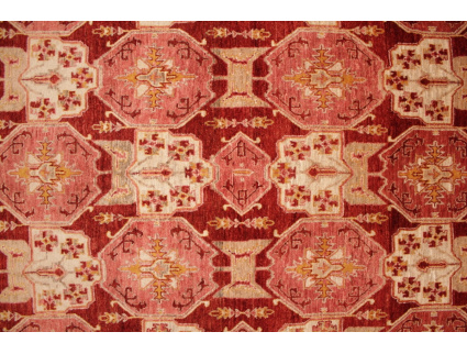 Nomadic persian wool carpet Kashkouli 198x142 cm Red