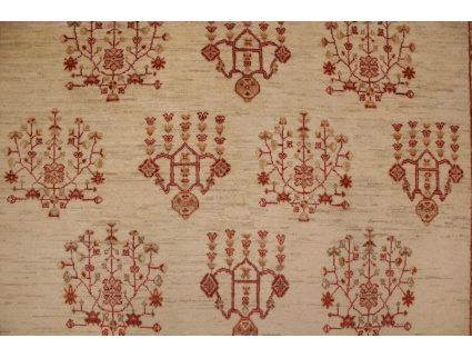 Nomadic persian wool carpet Kashkouli Beige 237x169 cm