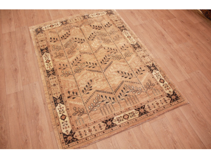 Nomadic persian wool carpet Kashkouli 208x150 cm Brown