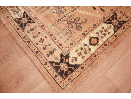 Nomadic persian wool carpet Kashkouli 208x150 cm Brown