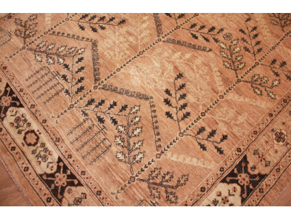 Nomadic persian wool carpet Kashkouli 208x150 cm Brown