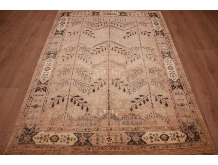 Nomadic persian wool carpet Kashkouli 208x150 cm Brown