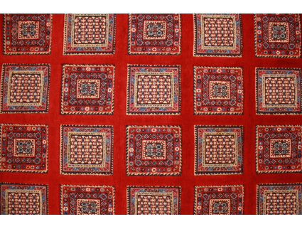 Nomadic persian carpet Nimbaft 151x114 cm Red