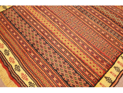 Persian Nomadic carpet Kelim pure wool 167x94 cm striped