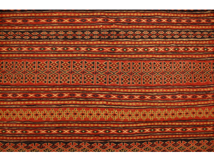 Persian Nomadic carpet Kelim pure wool 167x94 cm striped