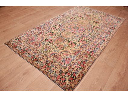 Persian carpet "Kerman" wool carpet 207x129 cm