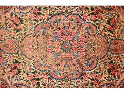 Persian carpet "Kerman" wool carpet 207x129 cm