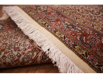 Perserteppich "Taabriz" Mahi with silk 143x102 cm Beige