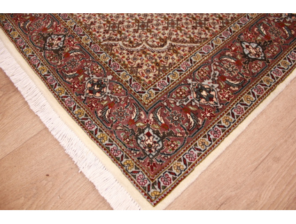 Persian carpet "Taabriz" Mahi with silk 143x102 cm Beige