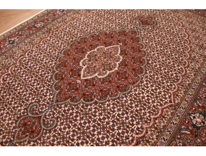 Perserteppich "Taabriz" Mahi with silk 143x102 cm Beige