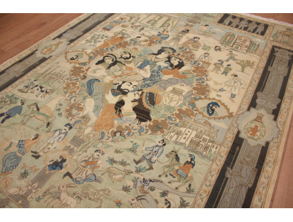 Persian carpet "Taabriz 211x151 cm Very special Design