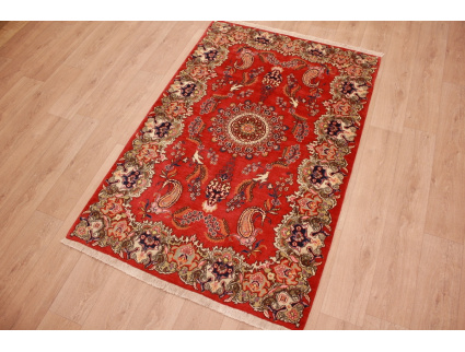 Persian carpet "Kashaan" 200x131 cm Red