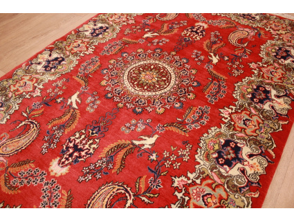 Persian carpet "Kashaan" 200x131 cm Red