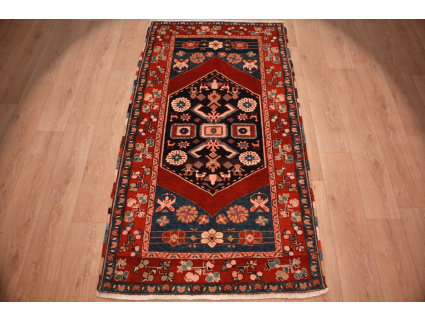 Persian carpet "Heriz" very warm colors 214x110 cm Red