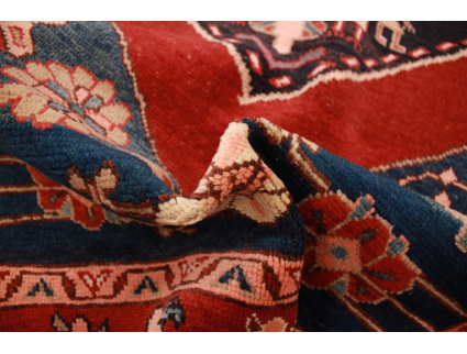 Persian carpet "Heriz" very warm colors 214x110 cm Red