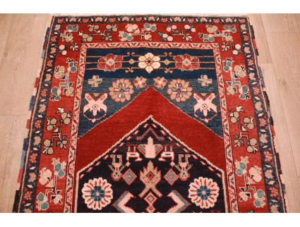 Persian carpet "Heriz" very warm colors 214x110 cm Red