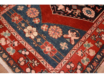 Persian carpet "Heriz" very warm colors 214x110 cm Red