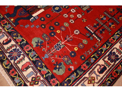 Perser Teppich Sirjan Nomadenteppich 176x137 cm Rot